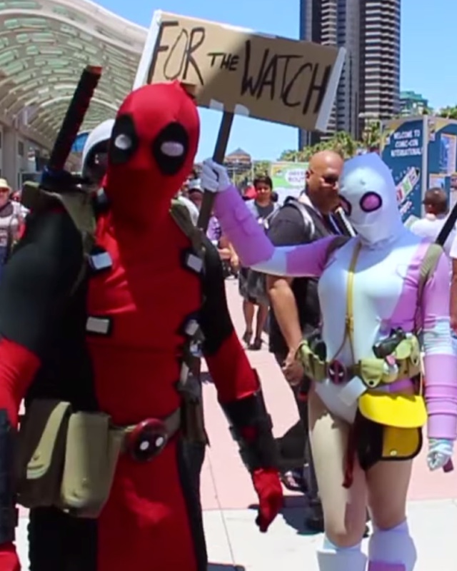 Deadpool and Gwenpool Invade Comic-Con to Cause Chaos