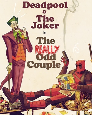 Deadpool and The Joker Fan Art - 