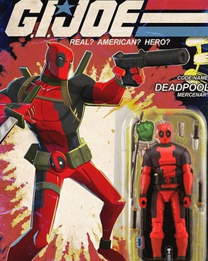 Deadpool Reimagined as a G.I. Joe Action Figure