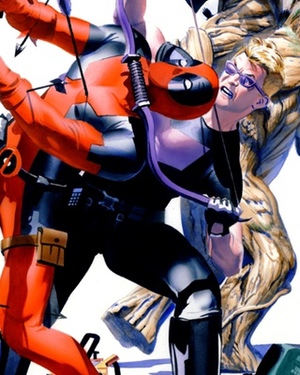 Hawkeye Vs. Deadpool Comic Art by Mike Mayhew