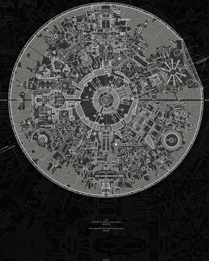 Death Star II: The Lost Blueprint Poster