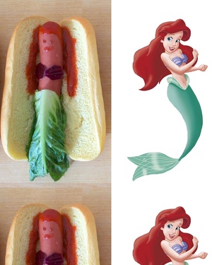 Disney Princesses Reimagined as...Hot Dogs