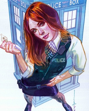 DOCTOR WHO Fan Art Featuring Amy Pond