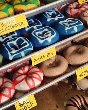 DOCTOR WHO Inspired Donuts with TARDIS, Weeping Angels, and More