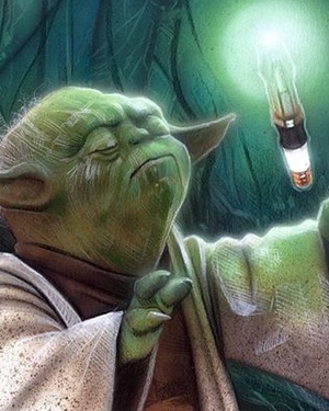 Doctor Who Meets Yoda in Magical Art by James Hance