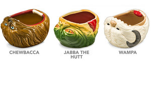 Eat Straight From The Mouths of STAR WARS Characters With These Snack Bowls