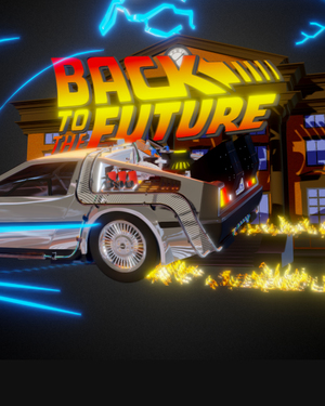 Explore This Awesome 3D Model of The BACK TO THE FUTURE DeLorean