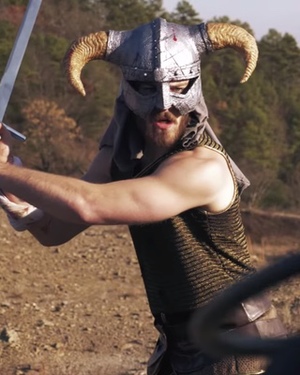 FALLOUT’s Vault Boy Vs. SKYRIM’s Dovahkiin in Awesome Action Short