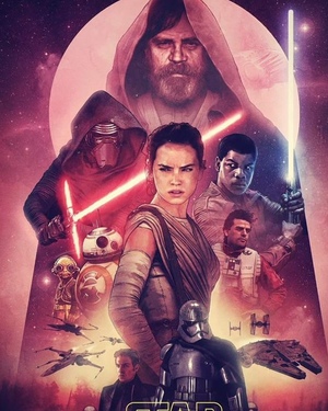 Fan Poster for STAR WARS: THE FORCE AWAKENS Features Luke Skywalker