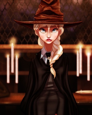 Favorite Disney Characters Reimagined as Hogwarts Students