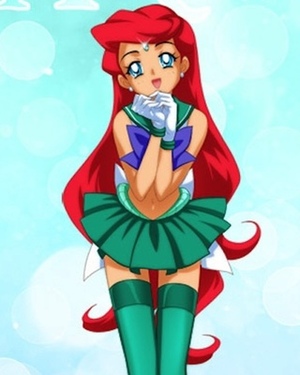 Female Disney Characters Get a SAILOR MOON Makeover