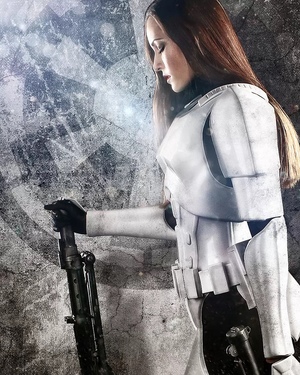 Female Stormtrooper Cosplay Photo