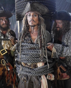 First Photo of Johnny Deep as Jack Sparrow in PIRATES OF THE CARIBBEAN 5
