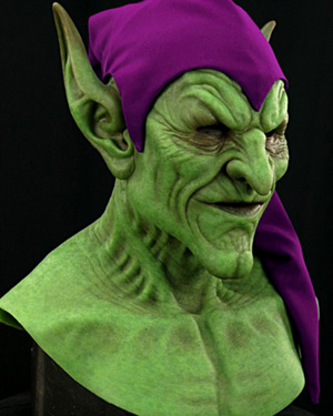 Frightening Green Goblin Silicone Mask