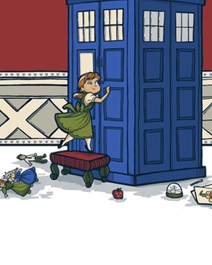 FROZEN and DOCTOR WHO Mashup T-Shirt Art