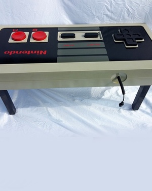 Fully Functional 1980s Style Nintendo Controller Coffee Table