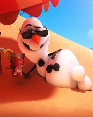 Fun FROZEN Clip with Olaf the Snowman Singing 