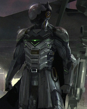 Futuristic Sci-Fi Versions of Batman, the Batmobile, and Joker