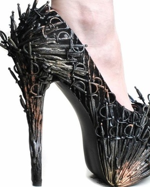 GAME OF THRONES Inspired Iron Throne High Heels
