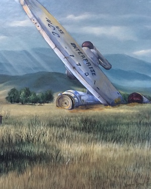 Geeky Pop Culture Awesomeness Added to Thrift Store Paintings
