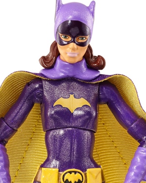 Glittery Batgirl Action Figure Inspired by the 1966 BATMAN Series