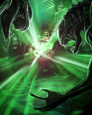 Green Lantern Vs. ALIENS by Sam Kennedy