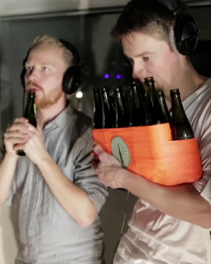 Guys Play Movie and TV Theme Songs Using Beer Bottles