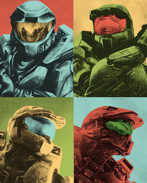 HALO: Master Chief Gets A Warhol Style Poster