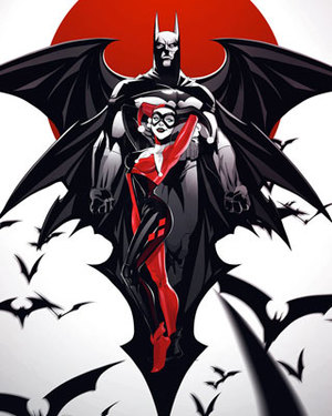 Harley Quinn and Batman Poster