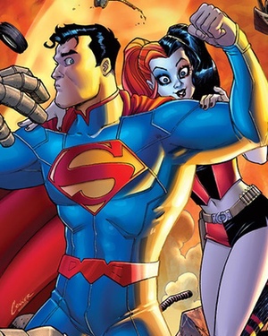 Harley Quinn Annoys Superheroes in Variant Cover Art