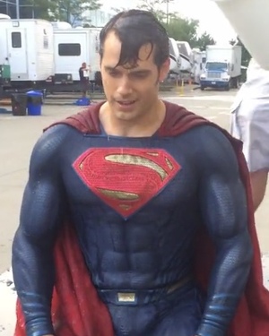 Henry Cavill Takes the ALS Ice Bucket Challenge as Superman
