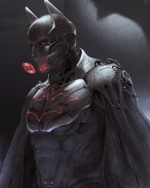High Tech Batman Character Design by Ryan Hong