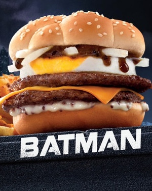 Hong Kong McDonalds has a Batman Burger Meal