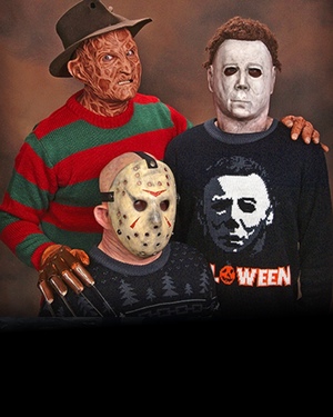 Horror Themed Holiday Sweaters from Mondo
