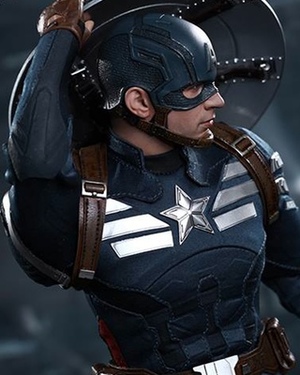 Hot Toys CAPTAIN AMERICA 2 Stealth Suit and Steve Rogers Figure
