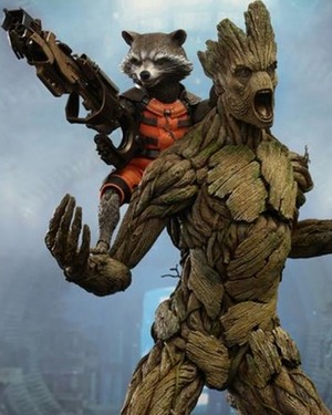 Hot Toys - GUARDIANS OF THE GALAXY Rocket and Groot Action Figures