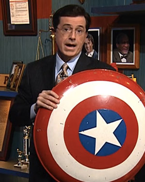 How Stephen Colbert Got Captain America's Shield