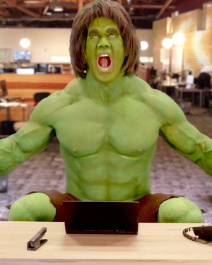 Hulk is the Worst Office Employee Ever in These Comedy Shorts