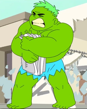 Hulk Runs Some Errands in Animated Comedy Sketch
