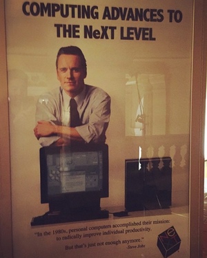 Image of Michael Fassbender as Steve Jobs Promoting NeXT