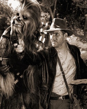 Indiana Jones and Chewbacca Team Up in Brilliant Photoshop Mashup