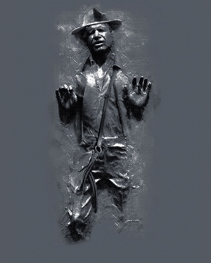 Indiana Jones Trapped in Carbonite