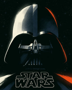 Inventive STAR WARS Poster by Olly Moss