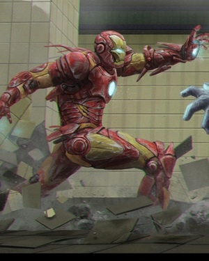 Iron Man Attacks in Fan Art - 