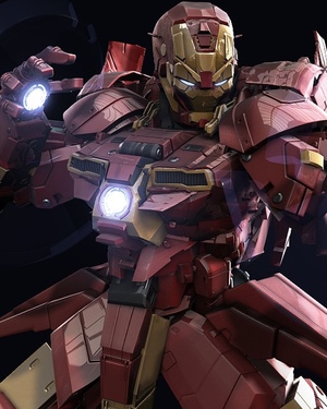 Iron Man: Gundam Digital Art by Mars