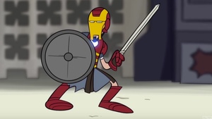 Iron Man Stars in GLADIATOR in HERO SWAP Animated Short