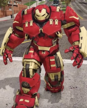 Iron Man's Hulkbuster Mod Created for GRAND THEFT AUTO V 