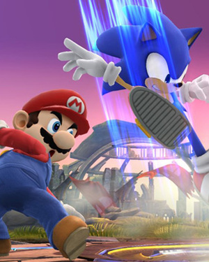 It's Sonic vs. Mario in the Craziest Smash Bros. Battle You'll Ever See