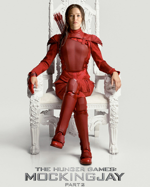 Jennifer Lawrence Dons Red Armor in New MOCKINGJAY - PART 2 Posters