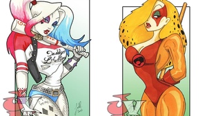 Jessica Rabbit Cosplays Classic Heroes and Villains in Delightful Art Series